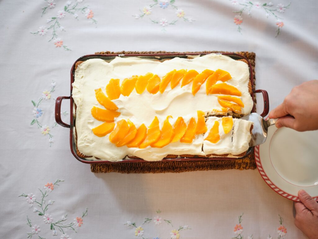 Mango Ice Box Cake